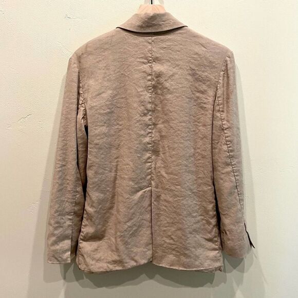 Monrow Tan/Brown Blazer Jacket - Size: Small - Picture 4 of 10